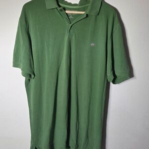 Banana Republic Men's XL Green Polo Cotton Preppy Golf Logo